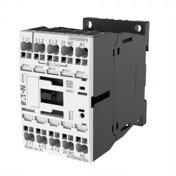 EATON DILM7-01(24VDC) močnostni kontaktor 3-polni 400V 3kW 1NC 24VDC 199228