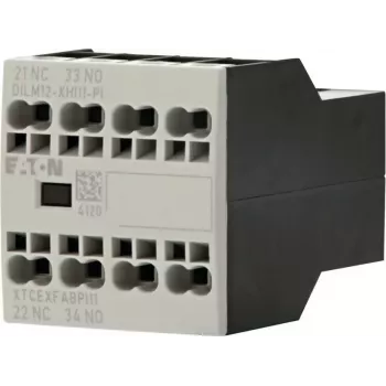 Eaton DILM12-XHI11 pomožni kontaktni blok, 1NO+1NC, čelna montaža, vijačne sponke 199456