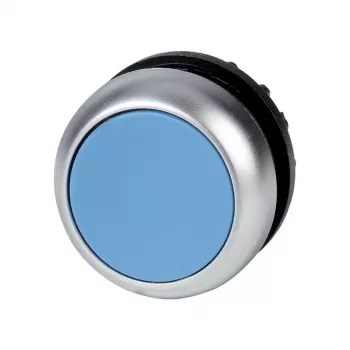 Eaton M22-DR-B tipkalni gumb, moder, krom, plastika, IP66/IP67/IP69 216623