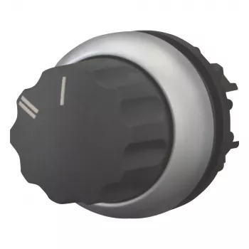 Eaton M22-WR-X92 izbirno stikalo, 2 položaja, zaskočno, vrtljivi gumb, črno