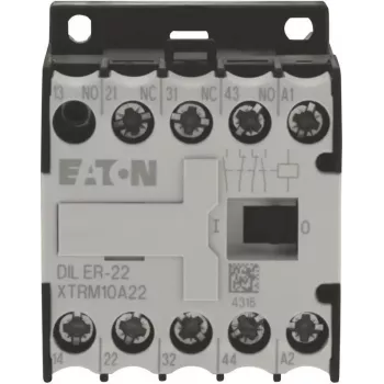 Eaton DILER-22 mini kontaktor, 4-polno, 2NO+2NC, tuljava 24 V AC 010344