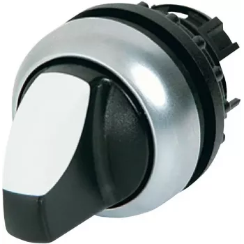 Eaton M22-WRLK3-W pogon preklopnega stikala s 3 položaji, plastika, bela ročica, titanska maska 216843-BK