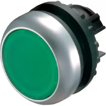 Eaton M22-DRL-G tipkalno stikalo, črno/zeleno/kovinsko 216948