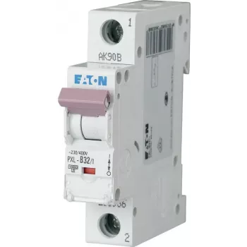 Eaton PXL-C32/1 zaščitno stikalo za tokokrog (MCB), 1-polno, karakteristika C, 32 A, 6 kA, 230/400 V AC 236062
