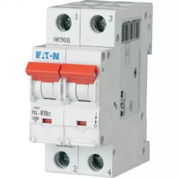 Eaton PXL-B10/2 zaščitno stikalo za tokokrog, 1-polno, karakteristika B, 10 A, 6 kA, montaža na DIN-letev 236227