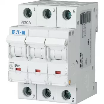 Eaton PXL-B50/3 zaščitno stikalo za tokokrog (MCB) 3-polno 50A tip B 10kA 236405
