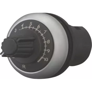 Eaton M22-R470K vrtljivi potenciometer, 470 kΩ, 0,5 W, enojni obrat, linearni, za vgradnjo v stikalno ploščo