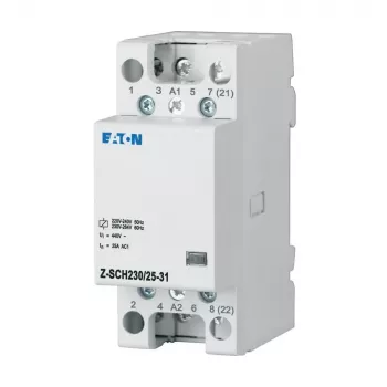 Eaton Z-SCH2 instalacijski kontaktor 230V AC 25A 3NO+1NC DIN letev 248846
