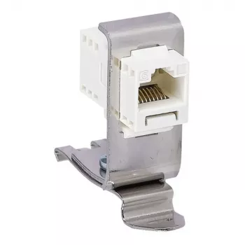 EATON podatkovni vmesniški modul ZSD-ZWR-RJ45, RJ45 na vijačne sponke, DIN letev, Cat.5e, oklopljen, svetlo siv 171507