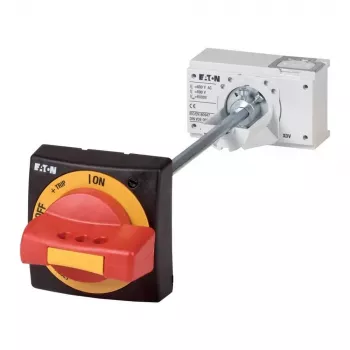 Eaton NZM2-XTVDV vrtljiv ročaj z vrati, zaklepljiv, rdeč 260180