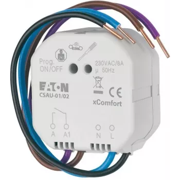 Eaton xComfort brezžični stikalni aktuator, brezpotencialni, 16 A, 1-kanalni, podometni (240694)
