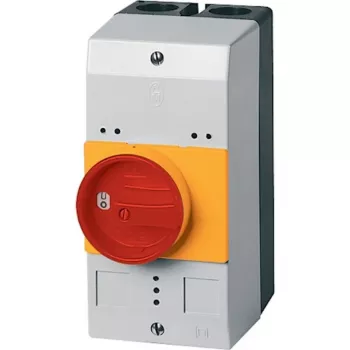 Eaton CI-PKZ0-GRVM ohišje z vrtljivim stikalom, rdeče-rumeno, 158 x 80 x 126 mm 263525