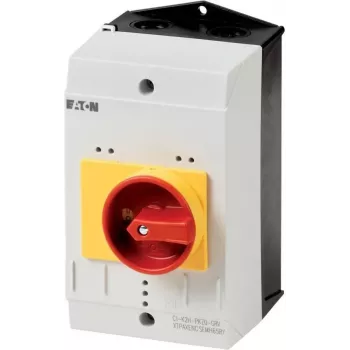 Eaton CI-K2-PKZ0-NA-GR prazno ohišje s stikalom za zasilni izklop, 160 x 100 x 100 mm, rumeno-rdeče 262681