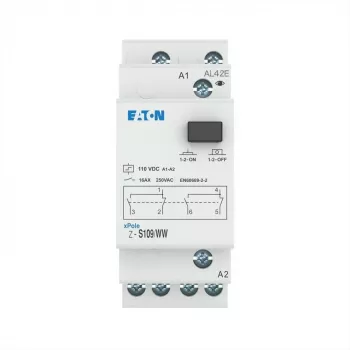 Eaton Z-S109/WW impulzno stikalo, DIN letev, 2 preklopna kontakta, 16 A, 230 V AC tuljava 265314