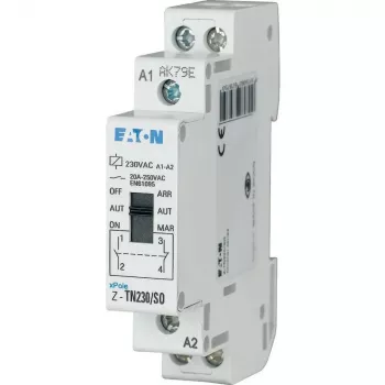 Eaton Z-TN24/SS impulzno stikalo, za DIN letev, 2 NO + 1 NC, 20 A, 24 V AC/DC Y7-267976