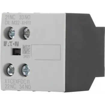 Eaton pomožni kontaktni blok 1NO+1NC, 2-polni, sprednja montaža, za kontaktorje DILM, DILM32-XHI11 277376