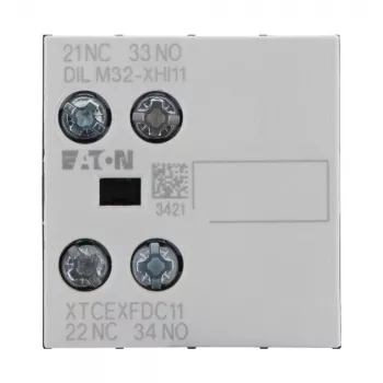Eaton pomožni kontaktni blok 1NO+1NC, 2-polni, sprednja montaža, za kontaktorje DILM, DILM32-XHI11 277376