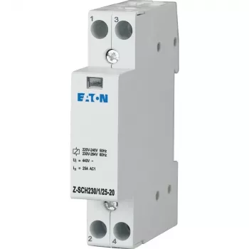 Eaton Z-SCH230/1/25-20 modularni kontaktor, tuljava 230V AC, 25A, 2 NO, 1 modul 120853