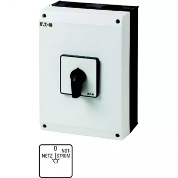 Eaton T5-4-8902/I5 4-polno glavno stikalo 63 A, črno-belo 207214