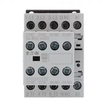 Eaton DILM9-32 kontaktor, 3-polni, 9 A, tuljava 230 V AC, 1 NO pomožni kontakt, IP20 276795