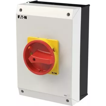 Eaton P3-63/I4/SVB/HI11 vrtljivo stikalo, 3-polni, rdeče-rumeno 207348
