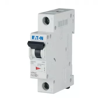 Eaton FAZ-S2/1 odklopnik 2-polni 1 A tip S 10 kA 278607