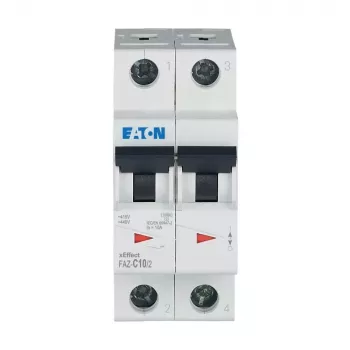 Eaton FAZ-C10/2 odklopnik (MCB), 10 A, 2-polni, tip C, 400 V AC, 10 kA 278756