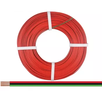 Donau Elektronik 318-014-50 žica 3 x 0,14 mm² rdeča, zelena, črna 50 m