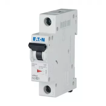 EATON FAZ-B2/1 odklopnik, 1-polni, tip B, 2 A, 6 kA, 230/400 V AC, montaža na DIN letev, termomagnetni 278523
