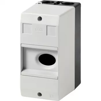 Eaton CI-PKZ01 nadometno ohišje z vgrajenim stikalom, 158 x 80 x 116,5 mm, sivo 281403