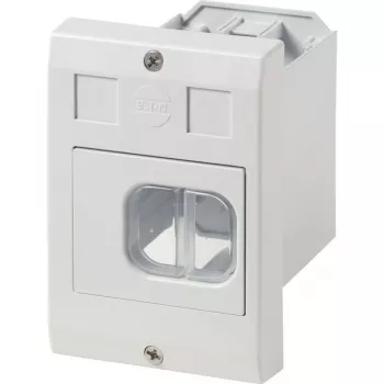 Eaton E-PKZ01-G prazno ohišje z vrtljivim stikalom in membranskimi uvodnicami, sivo 281634