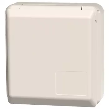 MENNEKES 4971 Schuko nadometna vtičnica 16A 2P+E 230V IP44 siva