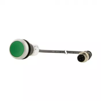 Eaton C22-D-G-K10-P3 tipka, ploska, s trenutnim stikom, zelena, 1S 181632