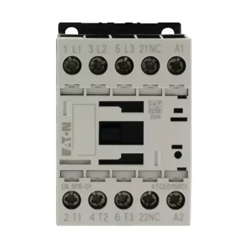 Eaton DILM15-01 kontaktor, 3-polni, 15 A, tuljava 230 V AC, 1 NC pomožni kontakt 290093