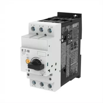Eaton PKZM4-50 zaščitno stikalo motorja, 3-polno, 50 A, preobremenitev 40-50 A, vijačne sponke, DIN-vodilo 222355