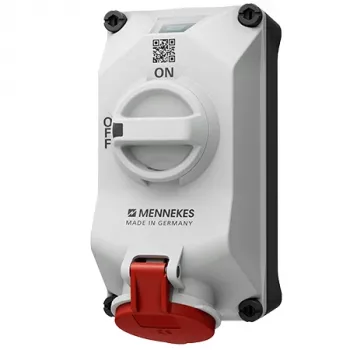 Mennekes DUOi 16A 5-polni 6h 400V IP44 stenska CEE-vtičnica 5611506G