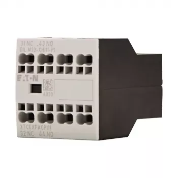 Eaton DILM32-XHI11-PI pomožni kontaktni blok, 1 NO + 1 NC, 4 A, čelna montaža, za kontaktorje DILM7-DILM32 199309