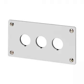 Eaton M22-E3Q aluminijasto ohišje za krmilno postajo, sivo, 3 izrezi, IP65 216544