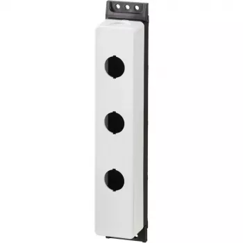 Eaton M22-FI3 nadometno ohišje, 3 pozicije, siva plastika, IP66/IP67/IP69K