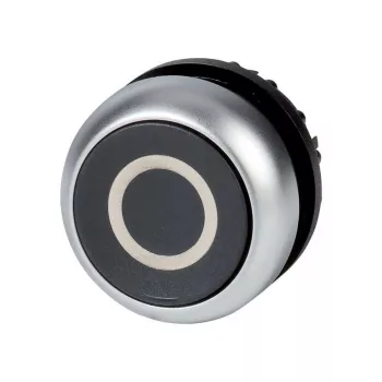 Eaton M22-D-S-X0 tipkalo, črno/kovinsko 216609