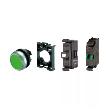 Eaton M22-DL-G-K10LED-BVP osvetljena tipka, sprednji obroč iz plastike 110930
