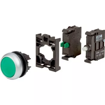 Eaton M22-DL-G-K10LED-BVP osvetljena tipka, sprednji obroč iz plastike 110930