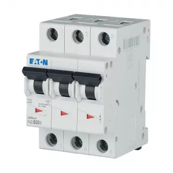 Eaton FAZ-B20/3 odklopnik, 3-polni, tip B, 20 A, 278848