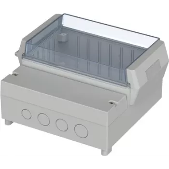 Bopla RCP 1600 ohišje krmilnika 166 x 161 x 93 mm svetlo siva ABS/polikarbonat 41160109