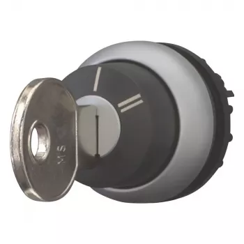 Eaton M22-WRS-X95 pogon izbirnega stikala na ključ, 3 položaji, zaskočni, črni plastični sprednji obroč, ključ X95 228026