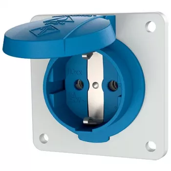 Mennekes 11031F Schuko nadometna vtičnica, 16 A, 230 V, IP54, modra