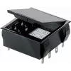 Bopla držalo baterij za 4 AA (Mignon) celice z 9V blok spajkalnim priključkom, 65 x 65 x 21,5 mm, črno 46600000