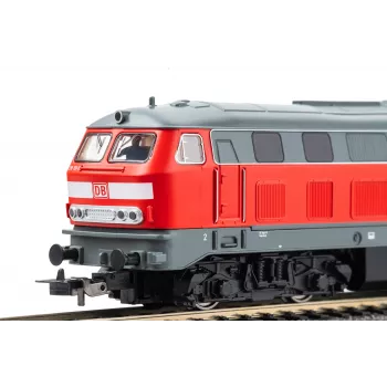 PIKO 57032 otroški začetni set tovorni vlak BR 218 DB AG z dvema odprtima vagonoma Eaos