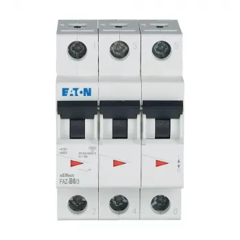 Eaton FAZ-B6/3 odklopnik tipa B 6 A 3-polni 10 kA 278841