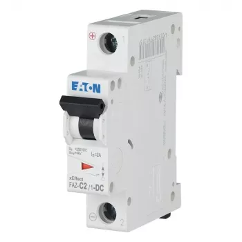 Eaton FAZ-C2/1-DC odklopnik, 1-polni, 2 A, karakteristika C, 220 V DC, 10 kA 279122